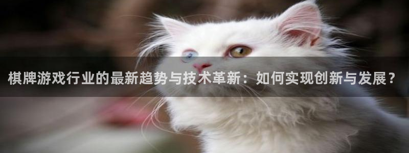 杜邦娱乐官方平台：棋牌游戏行业的最新趋势与技术革新：如何实现