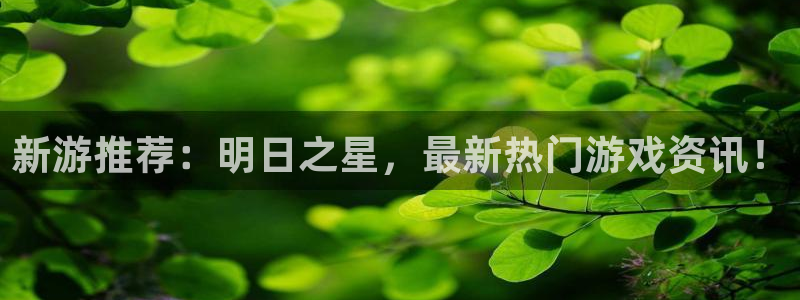 杜邦娱乐注册网站：新游推荐：明日之星，最新热门游戏资讯！